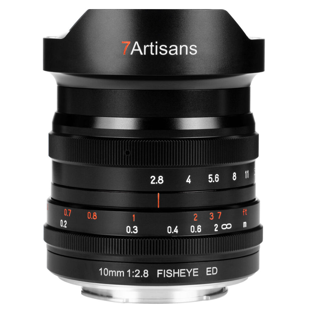 7Artisans 10mm F/2.8 Full Frame Format Nikon Z Mount Ultra Wide Angle Fisheye Prime Lens MF Manual Focus Large Aperture for Mirrorless Cameras