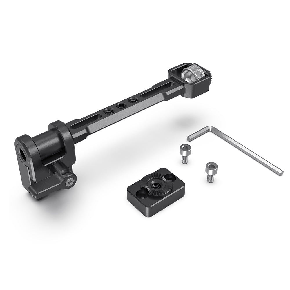 SmallRig Adjustable Monitor Mount with 1Kg Max Payload, 1/4"-20 Mounting Thumbscrew, Built-in Rosette Plate, 360 Degree Tilt and Rubber Pads for Select DJI, Zhiyun & Moza Handheld Gimbal Stabilizers 2889