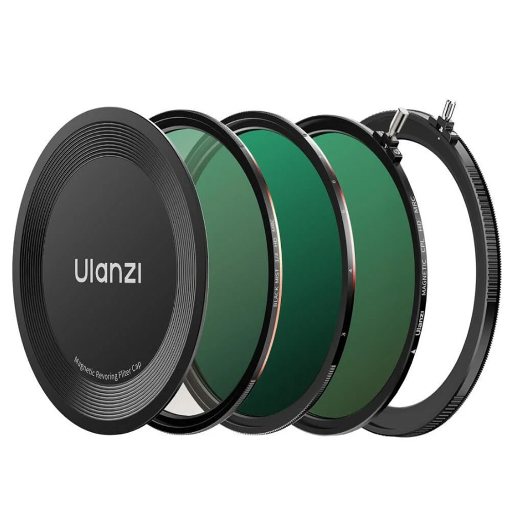 Ulanzi MF01 3-7 Stop VND & CPL & Black Mist Magnetic Ring Hybrid Filter With Wide Compatibility, 1/4 Black Mist Filter