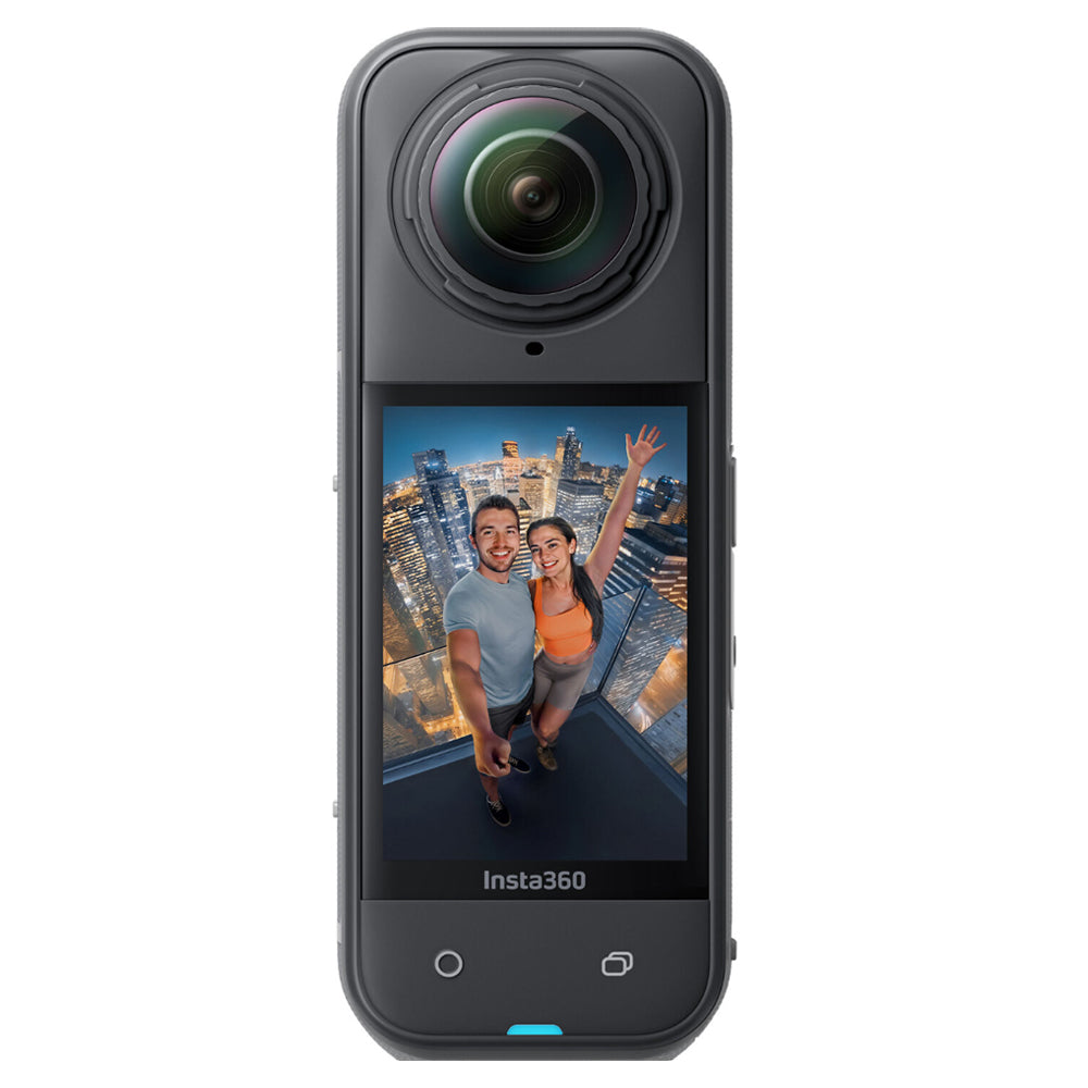 Insta360 ONE X5 / X4 / X3 Pocket Waterproof 360° 8K UHD Action Camera with Dual Sensors, Active HDR, Bluetooth / WIFI Connection, FlowState Stabilization, Horizon Lock and Invisible Selfie Stick Effect for Content Creation and Videography