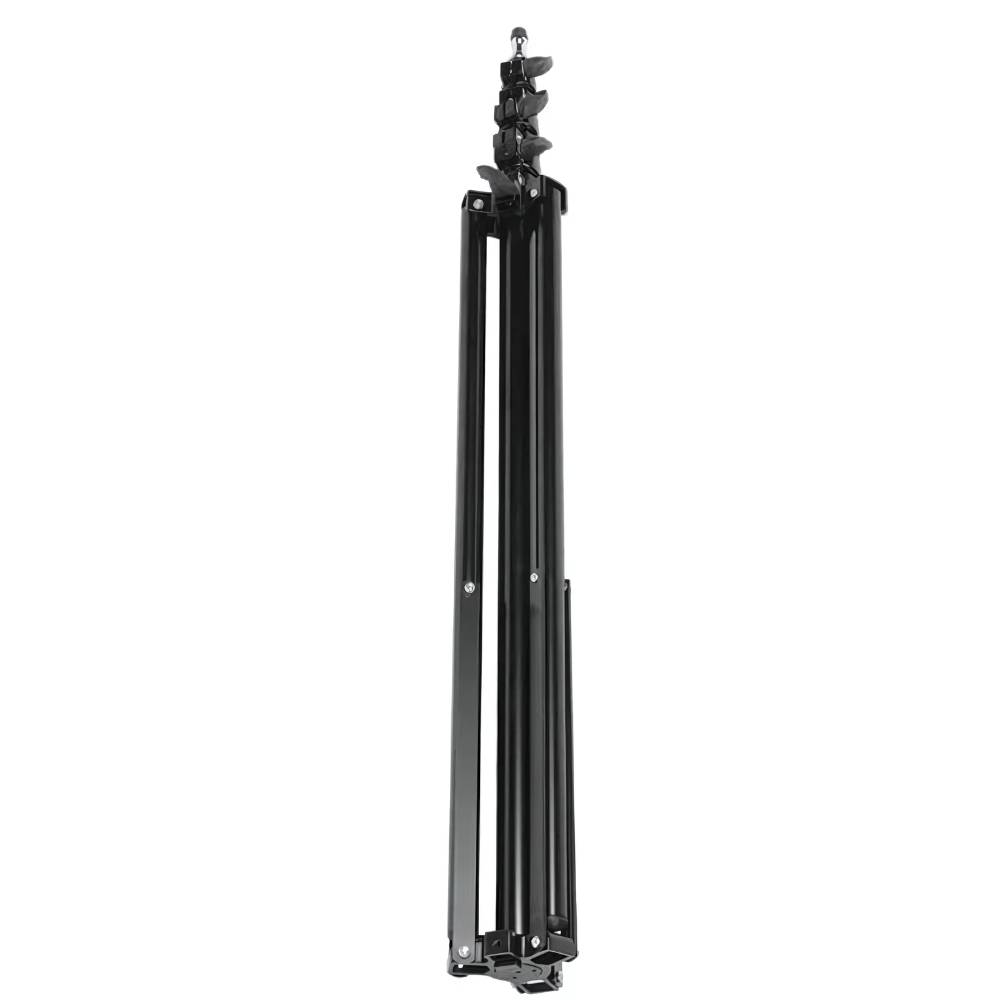 Godox LA-300 Aluminum Light Stand with Air Cushioned 4 Section and Adjustable Legs, Silver Spigot Stud, 4Kg Load Capacity for Professional Photography and Studio Lighting