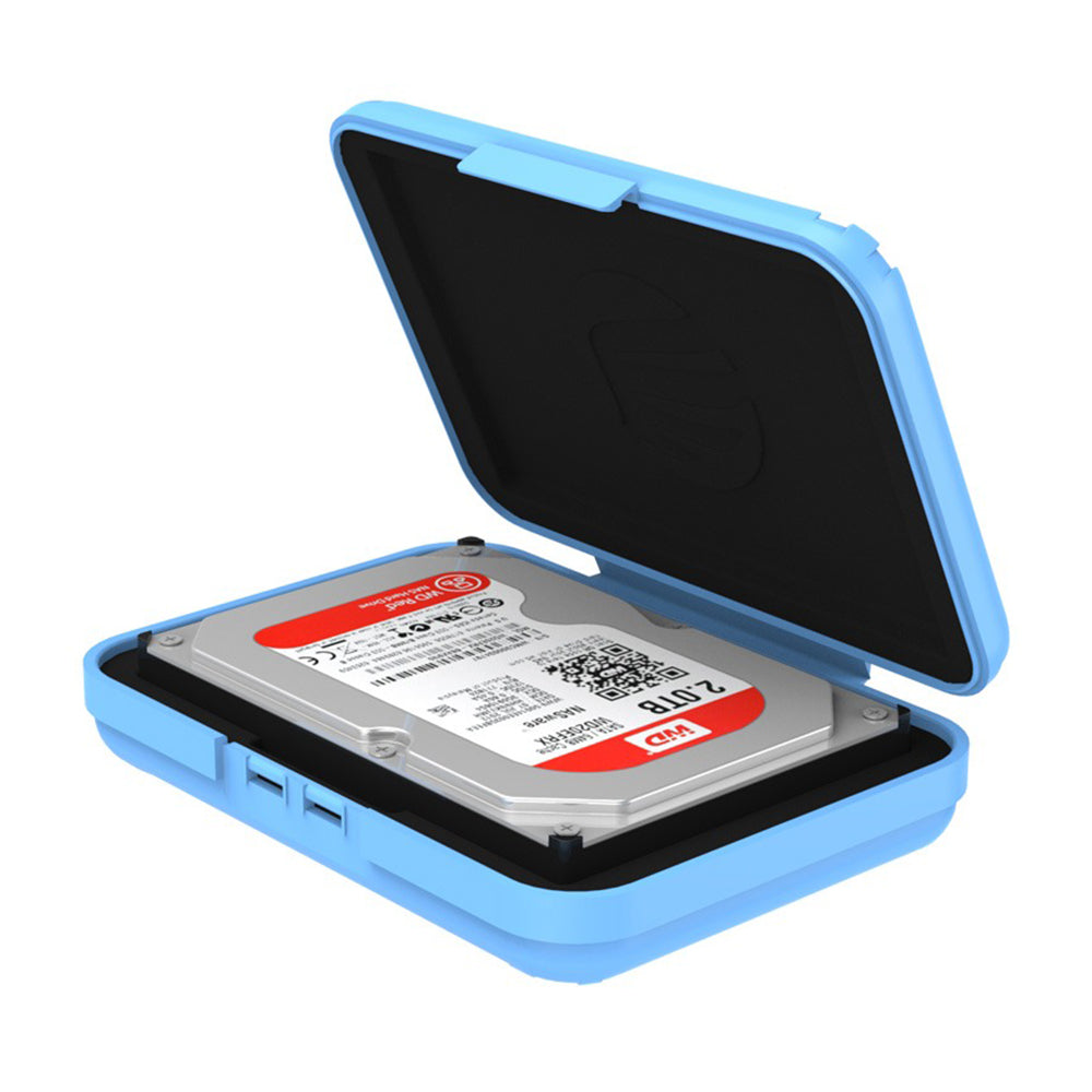ORICO 3.5-Inch HDD/SSD Shockproof Hard Drive Storage Box Protective Case with EVA Foam Padding & Label Sticker | HDD Case | SSD Case | ORICO-PHX35