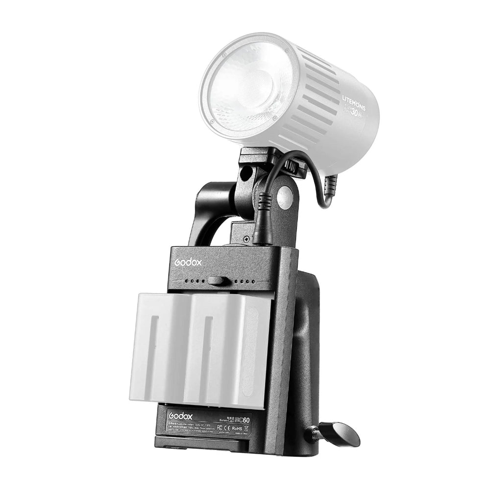Godox ML-AK Accessory Kit with L-Series Batteries Plate and Handle for ML/LC Series Video Lights