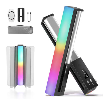 ZHIYUN CINEPEER C100 RGBWW LED 100W Portable Video Light Wand with Rechargeable Battery, Creative Lighting Effects, Onboard Controls & Mobile Phone APP Interface for Studio Lighting, Photography, Filmmaking, Vlogging & Live Steaming