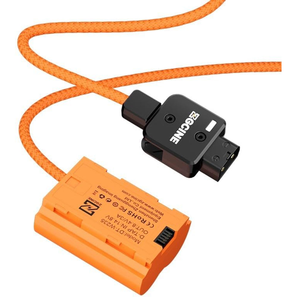 ZGCINE D-Tap W235 Dummy Battery Replacement for FUJIFILM GFX 50S II, X100S, X100 II, X-H2S, X-T5, X-S20 NP-W235 Camera Batteries | Continuous Power Supply for Video Recording, Live Streaming & Production | DT-W235