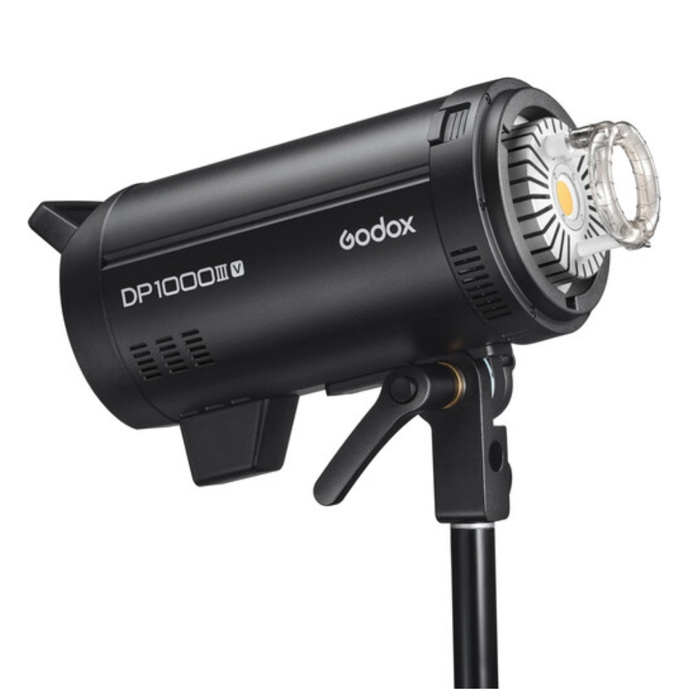 Godox DP1000III-V DP1000III Professional 1000W Studio Strobe Flash Light with 2.4GHz Wireless X System, 5600K~5800K CCT, LCD Screen Display, Control Port and Bowens Mount Compatible for Photography Lighting and Studio Equipment