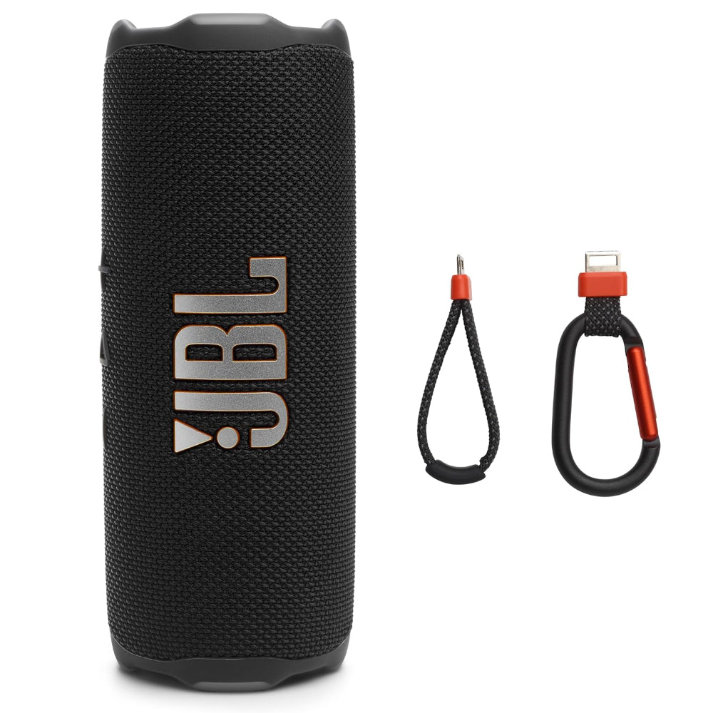 JBL Flip 7 Portable Wireless 35W 2-Way Bluetooth Speaker with Carabiner Clip, IP68 Waterproof and Dustproof, AI Sound Boost, Lossless Audio Playback, 4800mAh Battery, Auracast Multi Speaker Connection, Audio App Support, 14 Hours Playtime