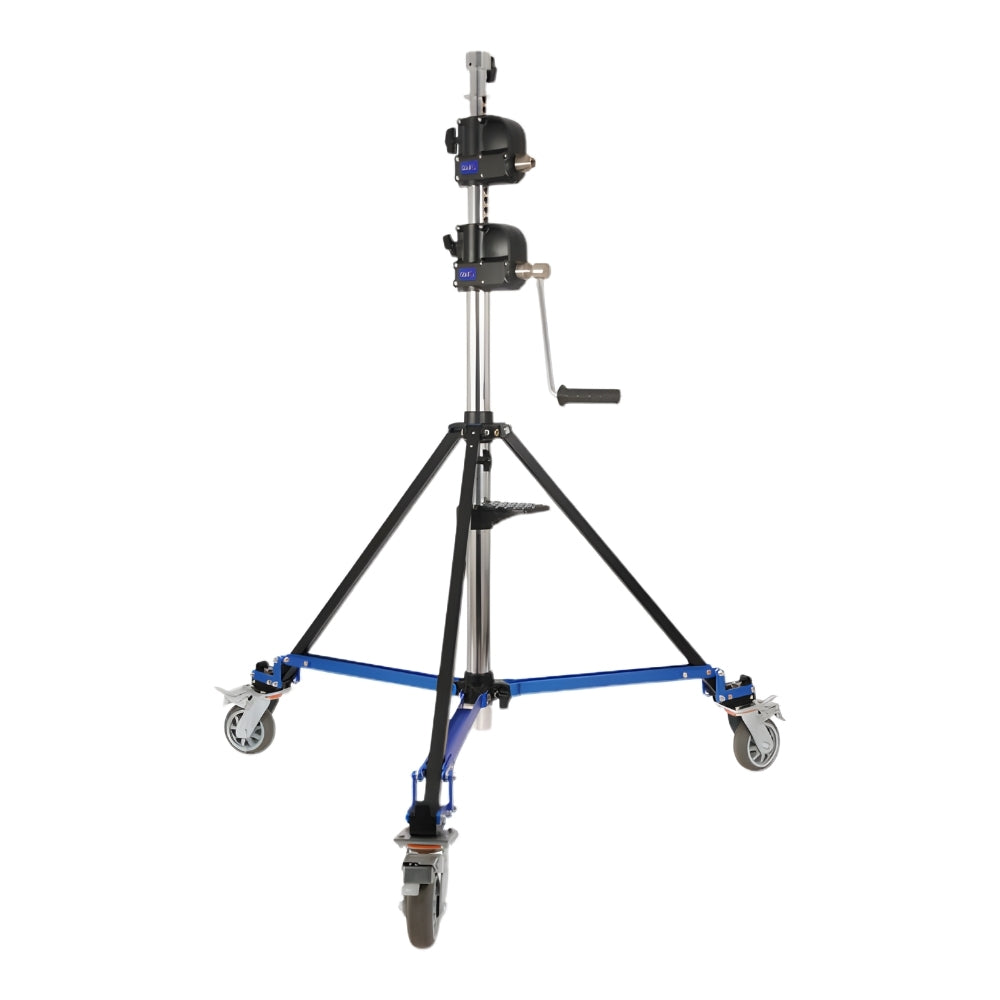 DearKol Heavy-Duty Stainless & Chrome-Plated Hand-Cranked Stand w/ Mechanically Assisted Lift w/ 50kg Load Capacity