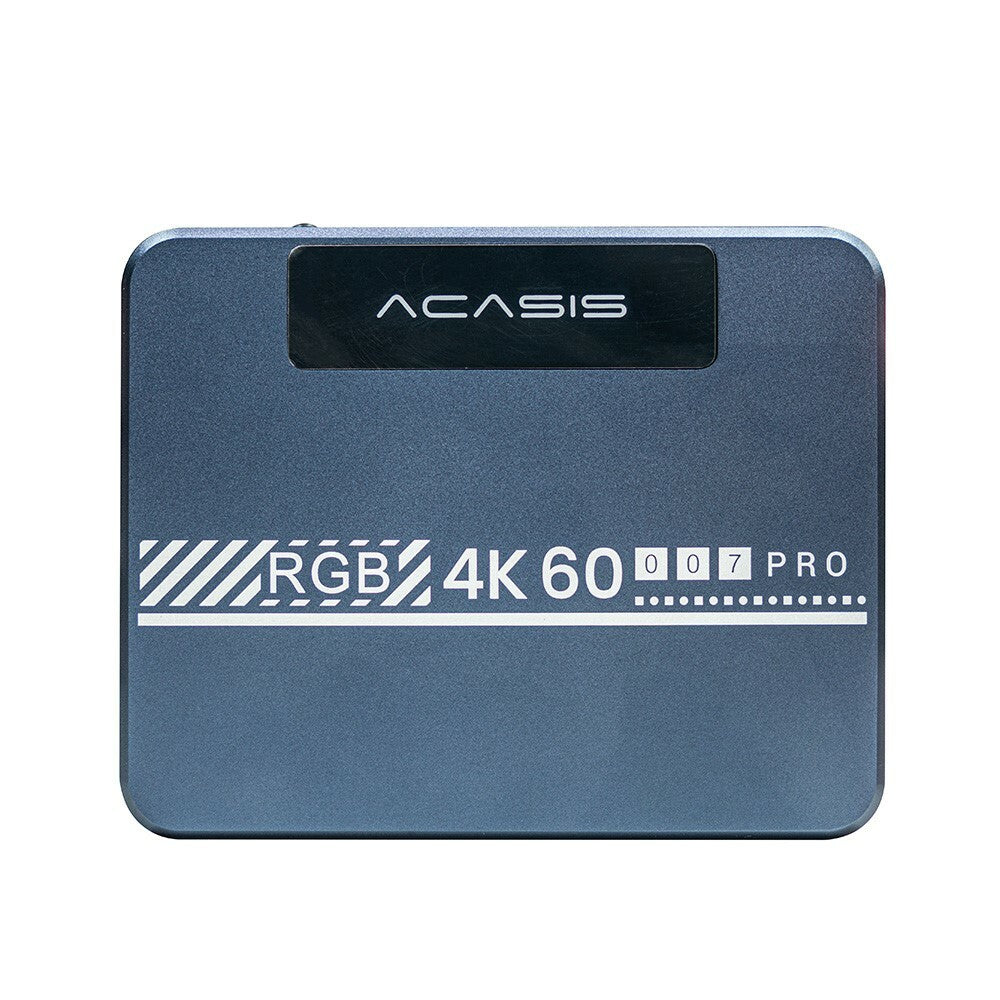 ACASIS VC007PRO HDMI Video Capture Card with 4K 60Hz Ultra HD HDR, Switch Button for RGB Lights with Active Cooling Fan, Supports Audio Microphone, Headset for Streaming, Live Broadcasting, Recording, PC, Gaming, Android USB 3.0 Type C