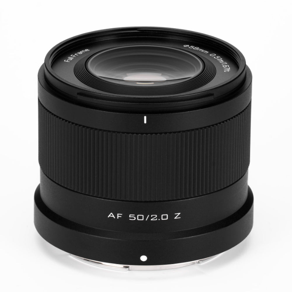Viltrox Air Series 50mm F/2.0 Large Aperture Nikon Z Mount AF Autofocus STM Full Frame Format Standard Prime Lens with High Quality Optics, Smart Eye and Face Detection for Mirrorless Camera, Bokeh and Street Photography Videography