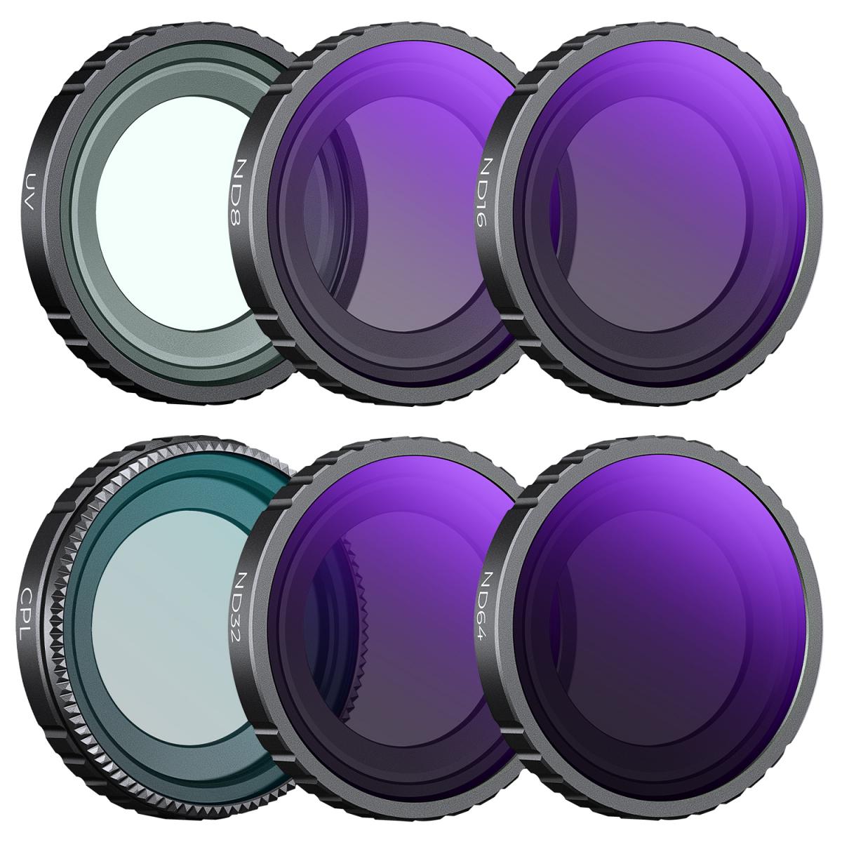 K&F Concept Nano-X Series CPL Circular Polarizer / UV Ultraviolet Filters Lens Filter for Insta360 GO 3 / GO 3S Action Camera with Multi-Coated Optical Glass and Ultra-Thin Aluminum Frame