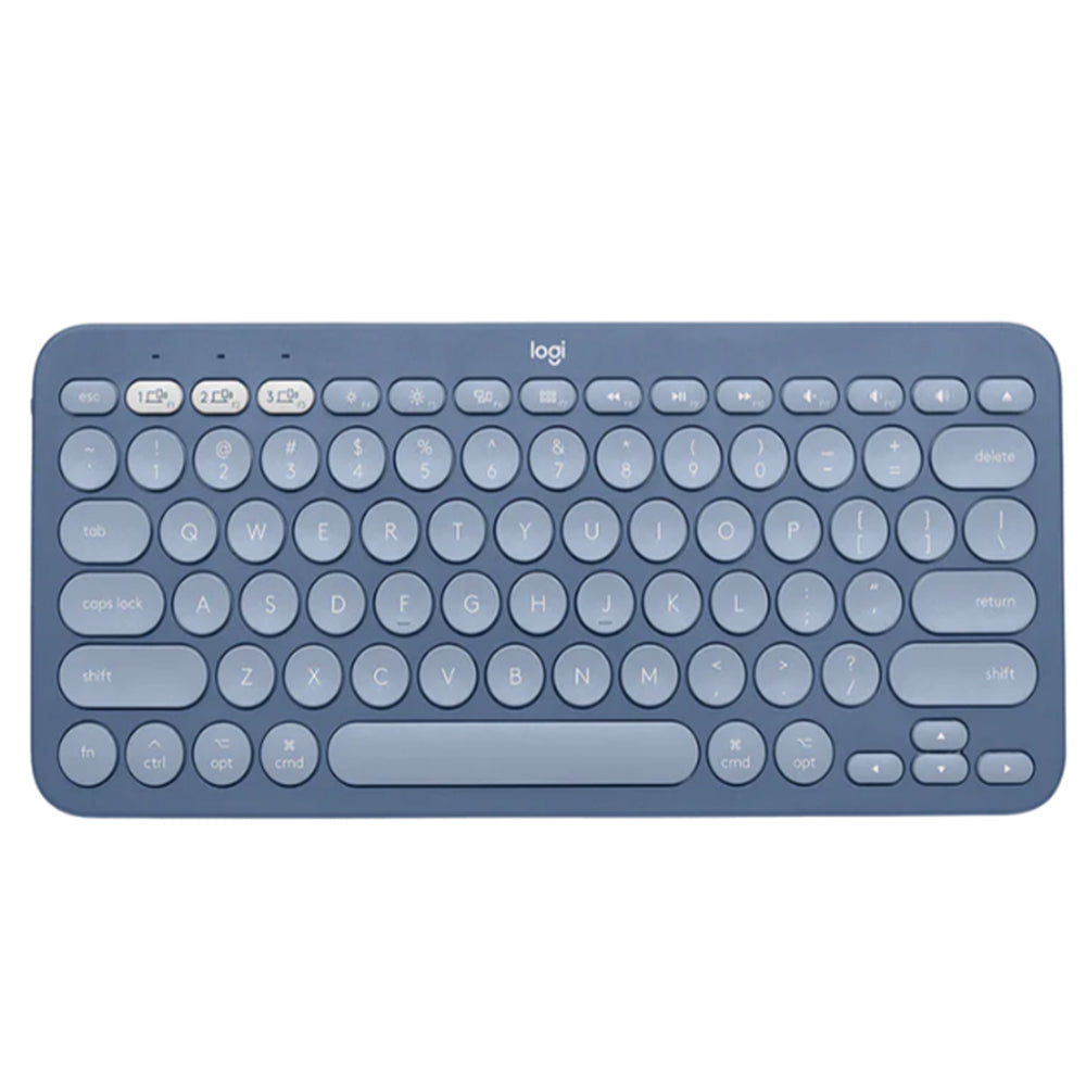Logitech K380 Multi-Device Bluetooth 3.0 Keyboard Silent Low-Profile TKL Keys, for Windows, Mac OS, Chrome OS, Android, iOS, iPad, iPhone, Apple TV, w/ FLOW Cross-Computer Control and Easy-Switch up to 3 Devices | Black Blue Pink Red White Pal