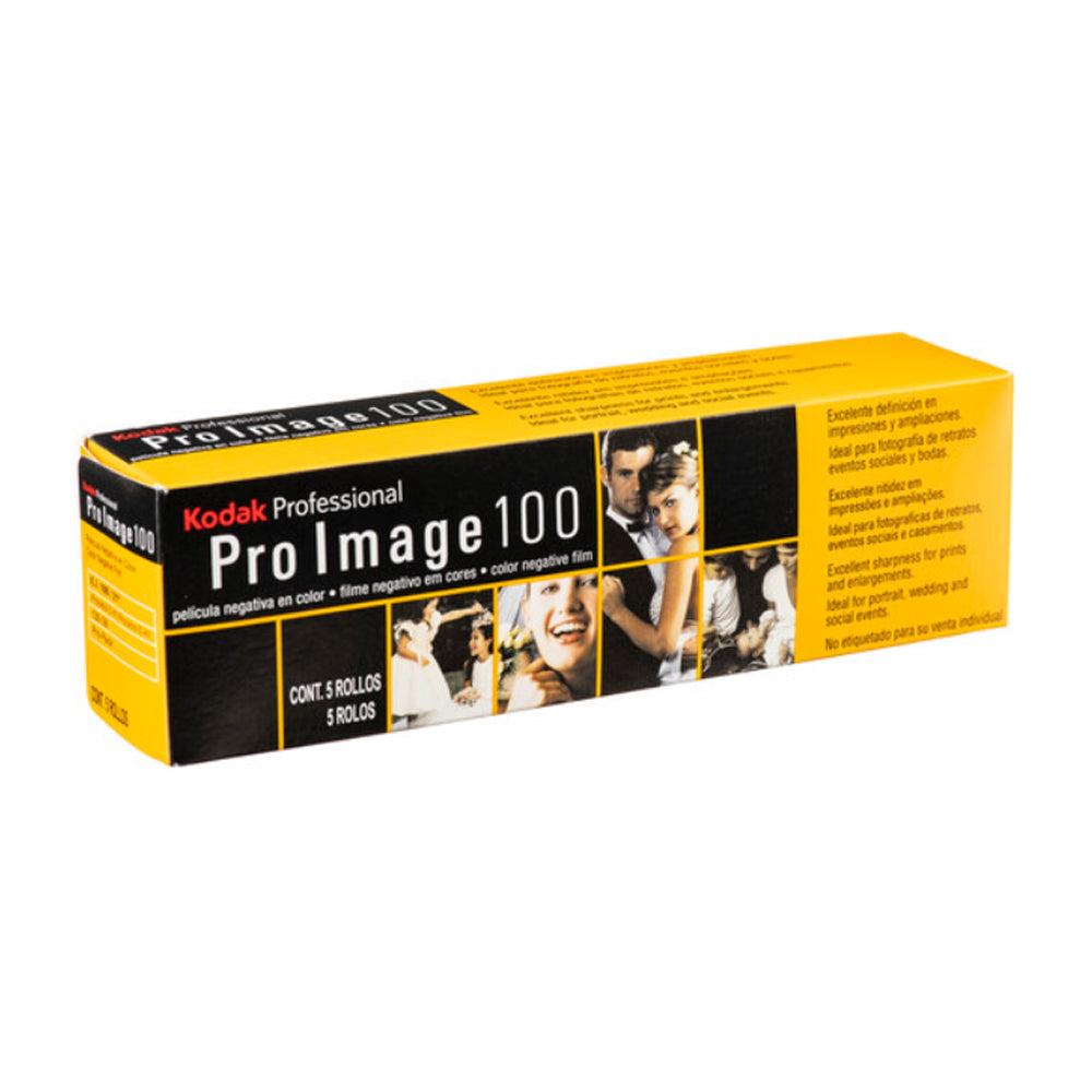 KODAK PRO IMAGE 100 (5 Pack) 135 35mm 100 ISO Color Negative Film with 36 Exposure Shots and Process C-41 Print for Film Photography