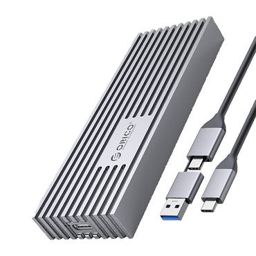 ORICO M.2 NVME SSD Solid State Drive Enclosure with USB 3.2 Gen2 x2 Interface, 20Gbps Transfer Rate, 4TB Max Capacity with PCIe 3.0, TRIM and UASP Function for Smartphone PC Desktop Laptop | M233C3-G4 | Gray, Rose Gold, Silver