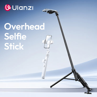 Ulanzi 4-in-1 Magnetic Selfie Stick Tripod with Multiple Shooting Modes, 360° Rotation 270° Tilt, Push-Pull Adjustable Leg, Dual Cold Shoe Mount for Photography, Live Recording, Content Creation & Videgraphy | TT88