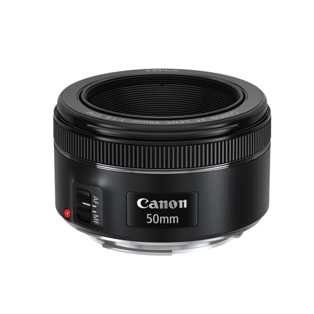 Canon EF 50mm f/1.8 STM Standard Prime Lens for EF-Mount Full-frame Digital SLR / DSLR Cameras