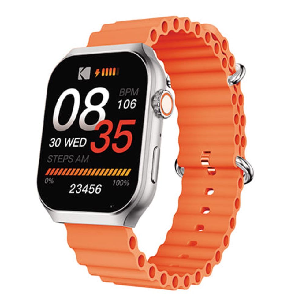 KODAK SW-7210 Smart Watch IP68, Bluetooth 5.3, 2.01" HD Full Touch Display, 260mAh Max 5 Days Battery Life, Mobile GPS, Health Monitoring, Multiple Watch Faces