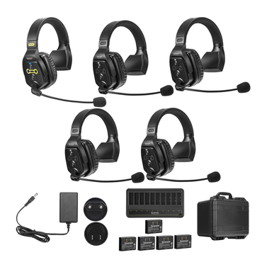 Saramonic WiTalk WT8S Wireless 8 Person Audio FDX Full Duplex Audio Intercom System 1 Master 7 Remotes Headset with Max 1312ft (400m) Wireless Range