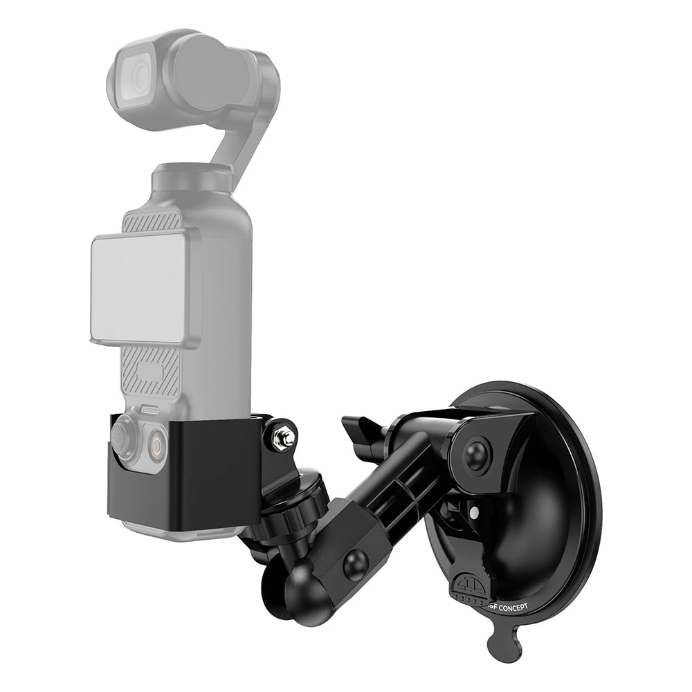 K&F Concept Suction Cup Mount for DJI Osmo Pocket 3, Osmo Action 5, GoPro Hero 12 11, Insta360 X5 X4