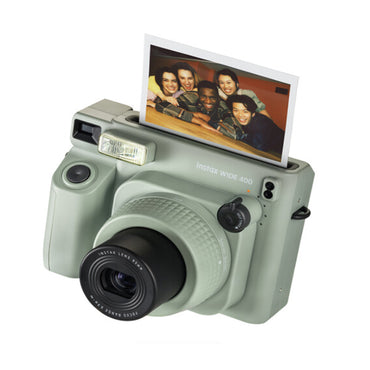 FUJIFILM Instax Wide 400 Instant Camera with 95mm Manual Focus Lens, 10 Seconds Self Timer, Auto Exposure, Close-Up Lens Adapter and Automatic Shutdown for Film Photography