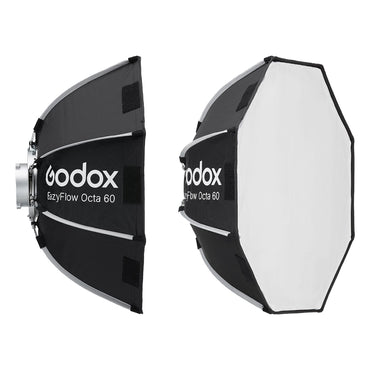 Godox EazyFlow Foldable Softbox with Interchangeable Mount, Bowens Speed Ring, Diffusers, and Grid