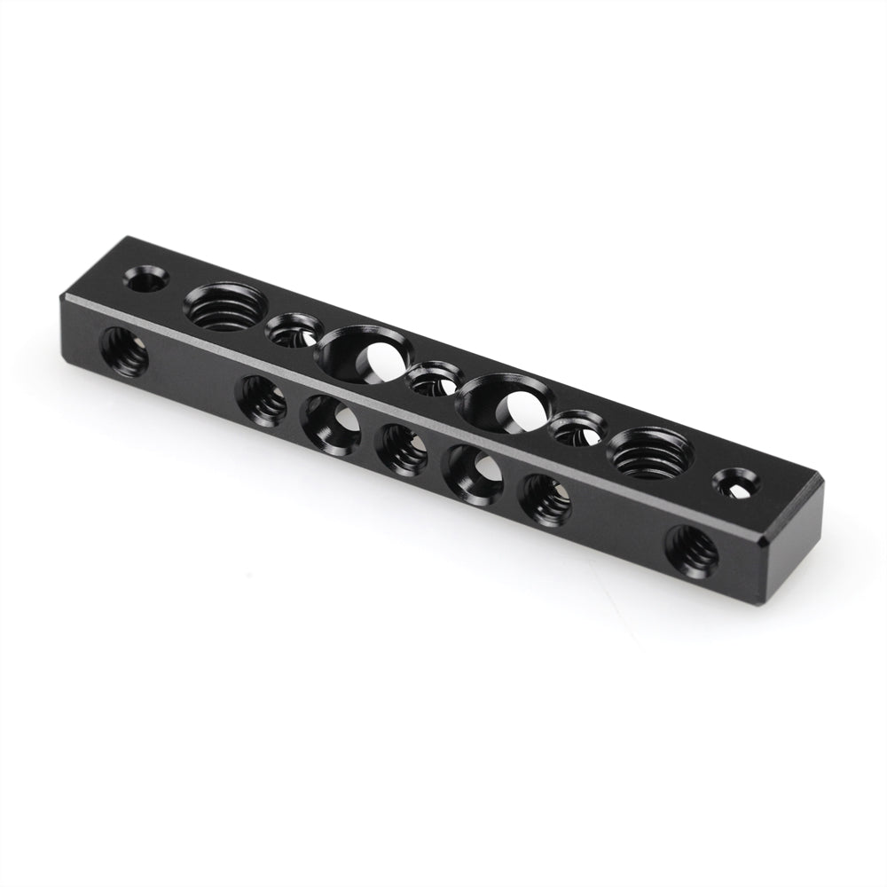 SmallRig Cheese Bar with Multiple 1/4"-20 and 3/8"-16 Threaded Holes and RED Screw Spacing for DIY Camera Accessories and Monitor Mount 1091