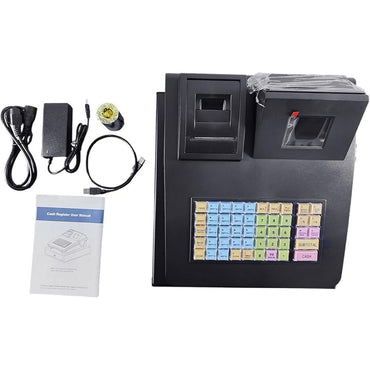 LogicOwl OJ-T2MINI Cash Register Thermal Printer for POS Point of Sale, Supermarket, Grocery, and Retail, with Quick Load 58mm Thermal Paper, Serial and USB Ports, and ABS Shell Material