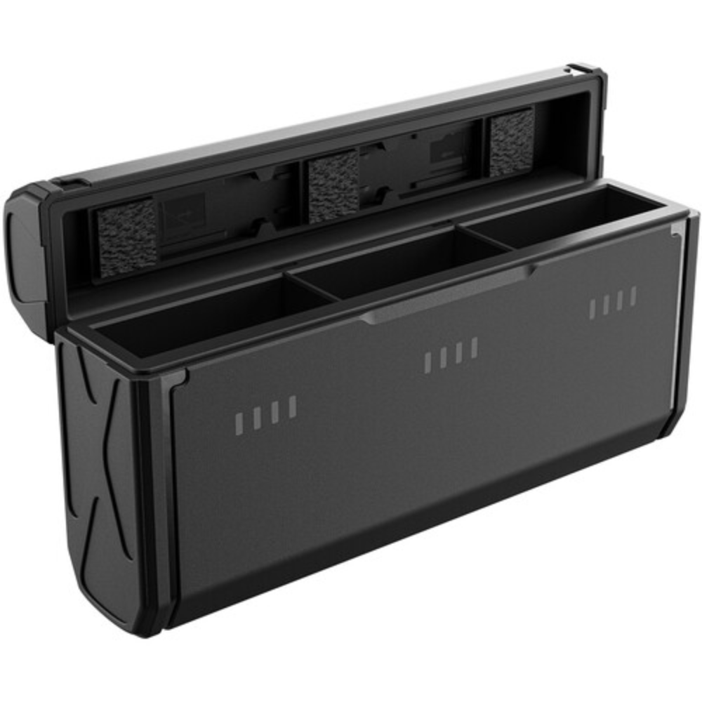 TELESIN 2pcs Battery & 3-Bay Charging Case Kit for GoPro HERO 12 / 11 / 10 / 9 with MicroSD Card Slots