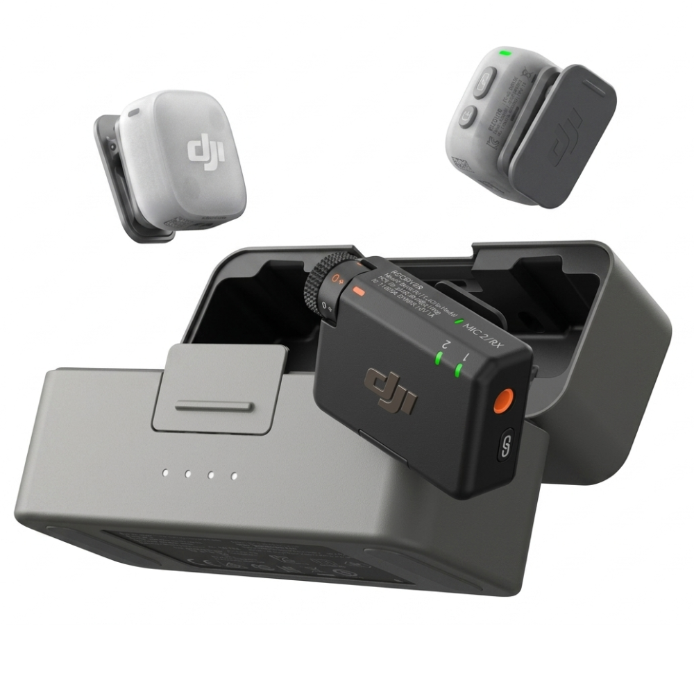 DJI Mic Mini 2 Wireless Microphone System 2TX + RX with Charging