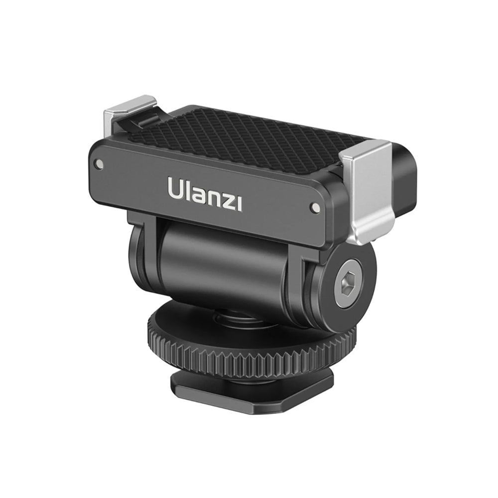 Ulanzi CA22 DJI Osmo Action 4 / 3 & Pocket 3 Cold Shoe Mount Adapter with Magnetic Mounting, 160° Tilt and 700g Load Capacity for Action Camera - C071GBB1