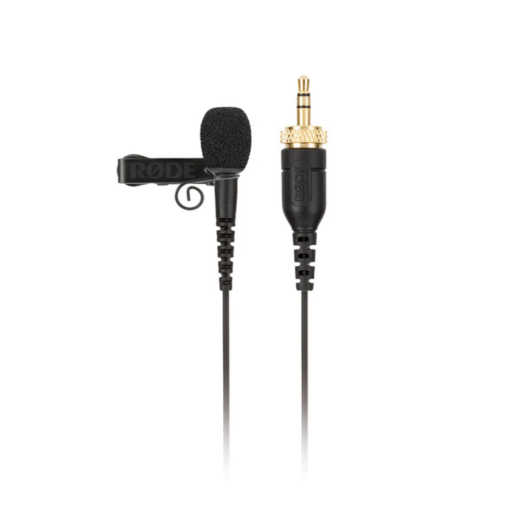 RODE RODELink Lav Mini Condenser Omnidirectiol Lavalier Lapel Microphone with Locking 3.5mm TRS Output for RODELink TX-BELT and TX-XLR