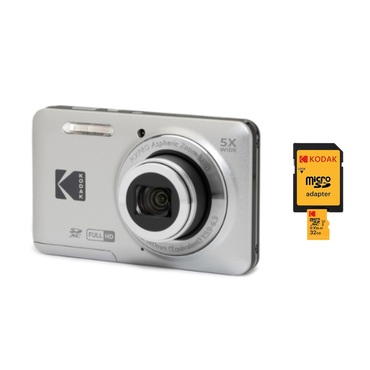 KODAK PIXPRO FZ55 Compact Digital Cameras with 13MP/16MP CMOS Sensors, Up to 5x Optical Zoom & 28mm Wide Angle Lens, Full HD Video, Rechargeable Li-Ion Battery