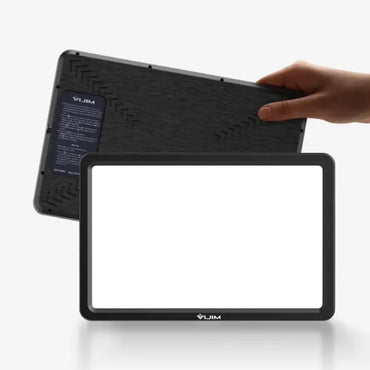 Ulanzi VL198 Bi-Color LED Key Video Light Panel with 2500K-9000K CCT Color Temperature, 12" Wide Pad, 30m Max Wireless Remote Range, Multiple Channel and 180° Angle Adjustment