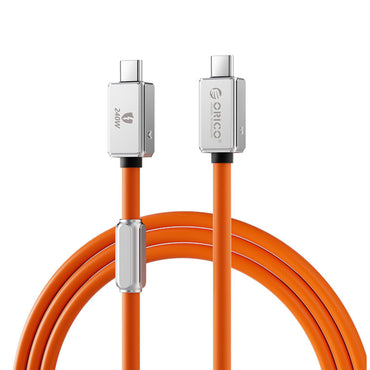 ORICO 1 Meter PD 240W 480Mbps USB 2.0 Type C Fast Charging Data Cable for iPhone 15 Pro Max iPad Pro MacBook SAMSUNG S24 S23 S22 Huawei MateBook Xiaomi Realme Vivo OPPO Redmi Honor Smartphone Laptop Tablet Fast Charger - Green | 240B3-10-GR