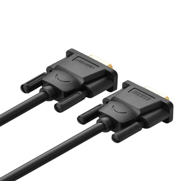 UGREEN 1.5-Meter DB9 RS232 9-Pin Serial Cable Male to Male with Built-In Locking Bolts for Personal Computers, Equipment, and Peripherals | 20153