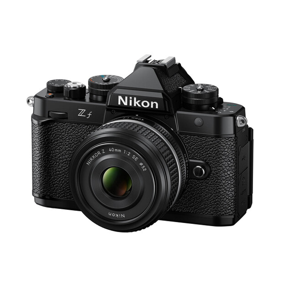 Nikon Zf Body with NIKKOR Z 24-70mm F/4 S / NIKKOR Z 40mm F2 SE Lens 24.5 Megapixel FX Full Frame CMOS Sensor EXPEED 7 Image Processor 4k 30p Video Recording Phase Detection Fully Articulating Touchscreen LCD