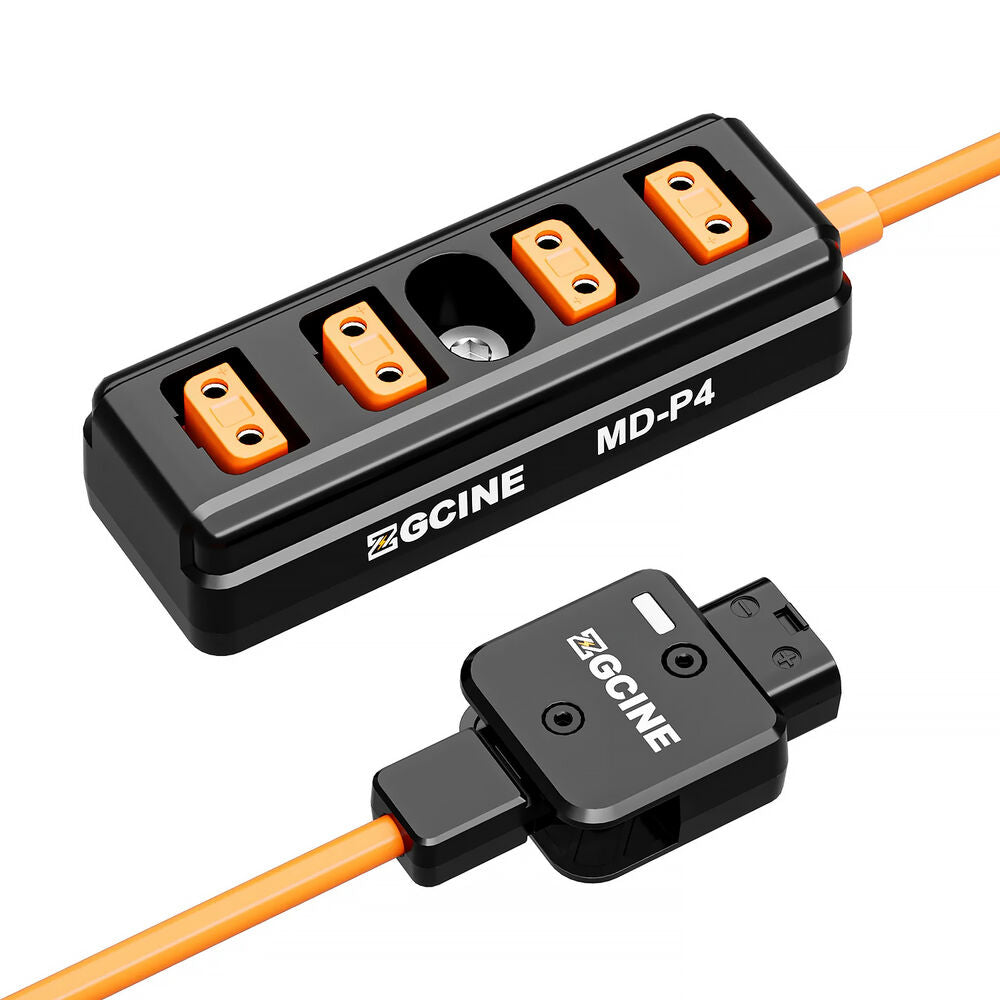 ZGCINE D-Tap / LEMO 2-Pin to 4-Port D-Tap Splitter Adapter 14.8V IN/OUT for Select RED & Sony Cinema Camera to Monitors, Wireless Video Transmitter & Other Accessories for Video Recording & Production Equipments | MD-P4 | LM-P4