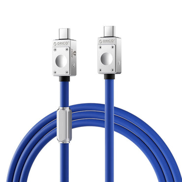 ORICO 2 Meters USB 2.0 Type-C Male to Male PD 240W 480Mbps Fast Charging Data Cable with Intelligent E-Marker Chip for Smartphone Desktop PC Laptop 240B2210 | Red