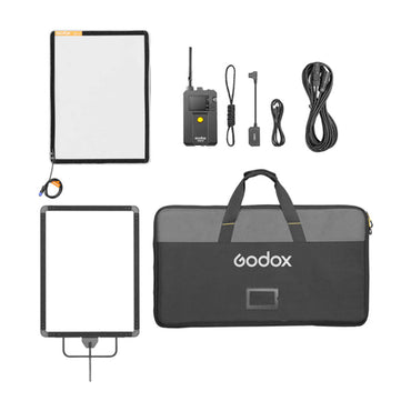 Godox AD21 / AD32 / AD33 K2 Adjustable Light Diffusion Panel with Motorized Control, Dual Dimming Modes, Bluetooth App, DMX/RDM & Built-in CRMX, Controller Powered via USB-C / V-Mount Battery for Photography, Video & Studio Lighting