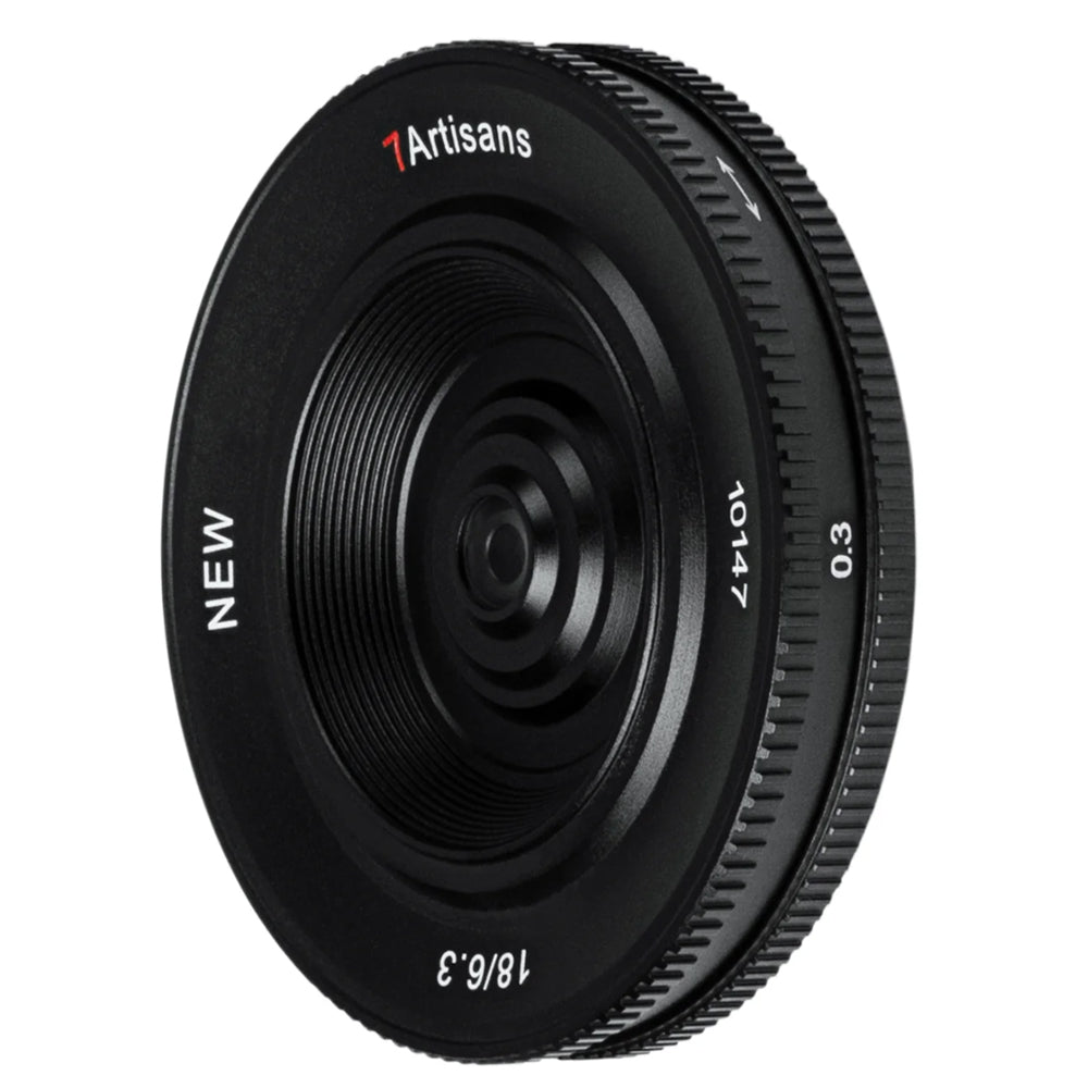 7Artisans 18mm F/6.3 Mark II APS-C Format Nikon Z Mount Wide Angle Prime Pancake UFO Slim Lens MF Manual Focus for Mirrorless Cameras