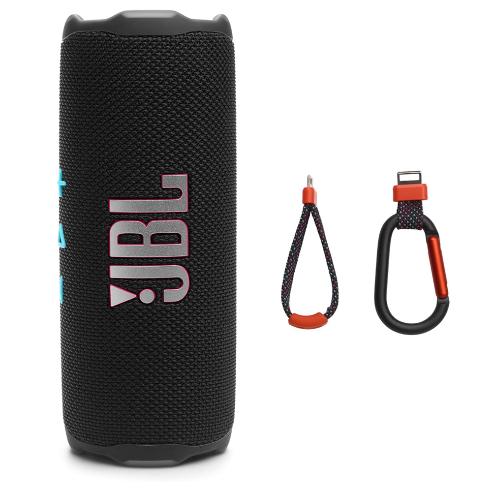 JBL Flip 7 Portable Wireless 35W 2-Way Bluetooth Speaker with Carabiner Clip, IP68 Waterproof and Dustproof, AI Sound Boost, Lossless Audio Playback, 4800mAh Battery, Auracast Multi Speaker Connection, Audio App Support, 14 Hours Playtime