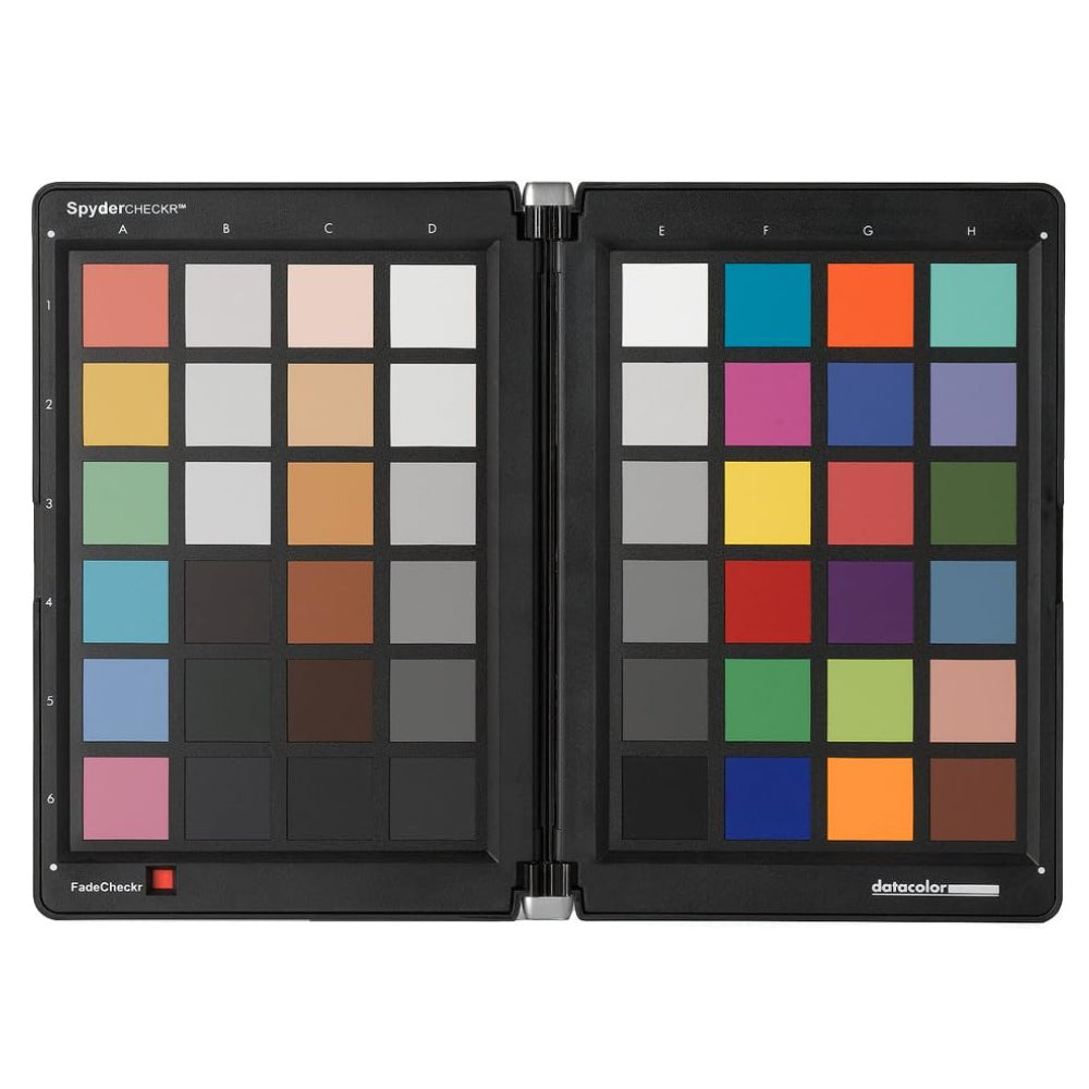 Datacolor Spyder Checkr Professiol 48 Color Chart and Calibration Tool with 2 Interchangeable Target Cards in a Hard Case for Digital Camera Photography and Studio Equipment | SCK100