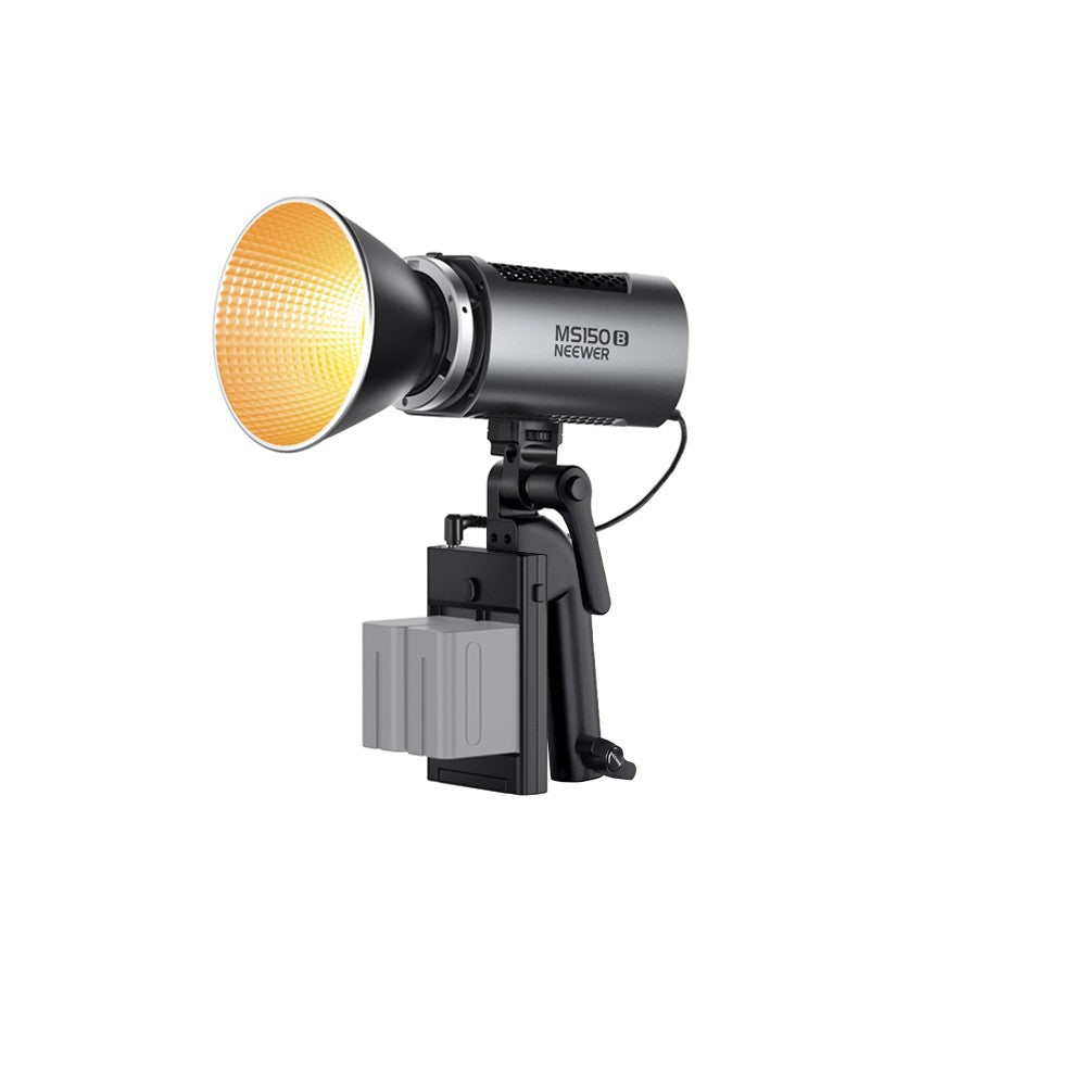 Neewer MS150 Bi-Color 130W / MS60 65W 2700K-6500K / RGBWW 3200K-5600K COB Portable Mini Compact LED Video Light with Color Temperature, Continuous Light Spotlight, 2.4G Apps Control, 12 Scene Effects