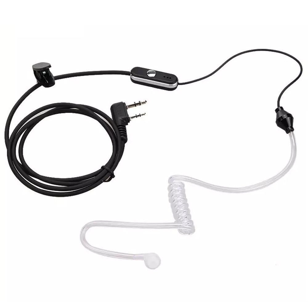 BaoFeng Pin PTT Push-To-Talk Microphone Earpiece Ear Mounted