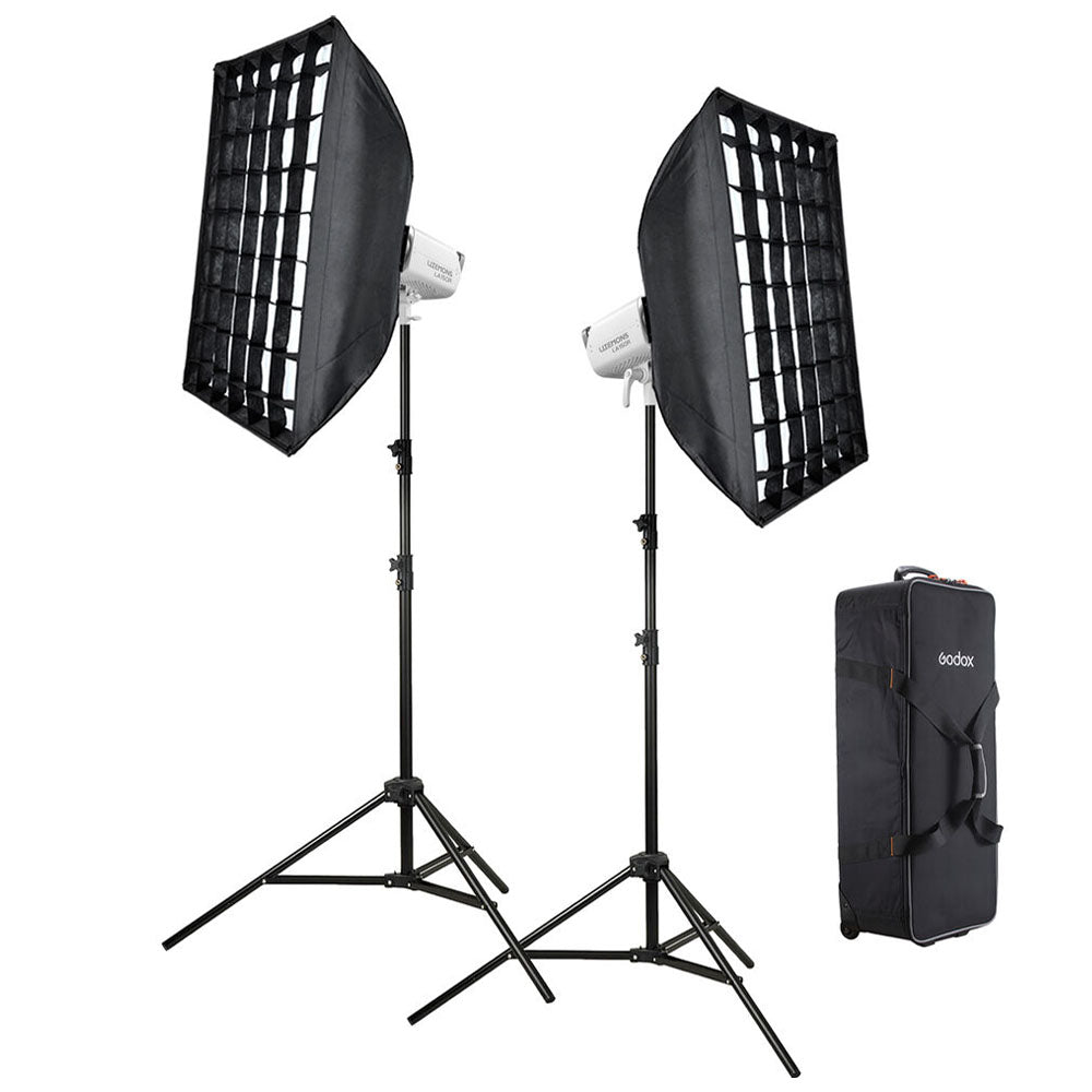 Godox Litemons LA150R RGB / LA150BI Bi-Color 165W LED Studio Monolight Bowens S Mount with 14 Special Light Effect Presets, 1800-10000K CCT Range, Bluetooth, Onboard & App Control for Photography, Studio Lighting and Equipment