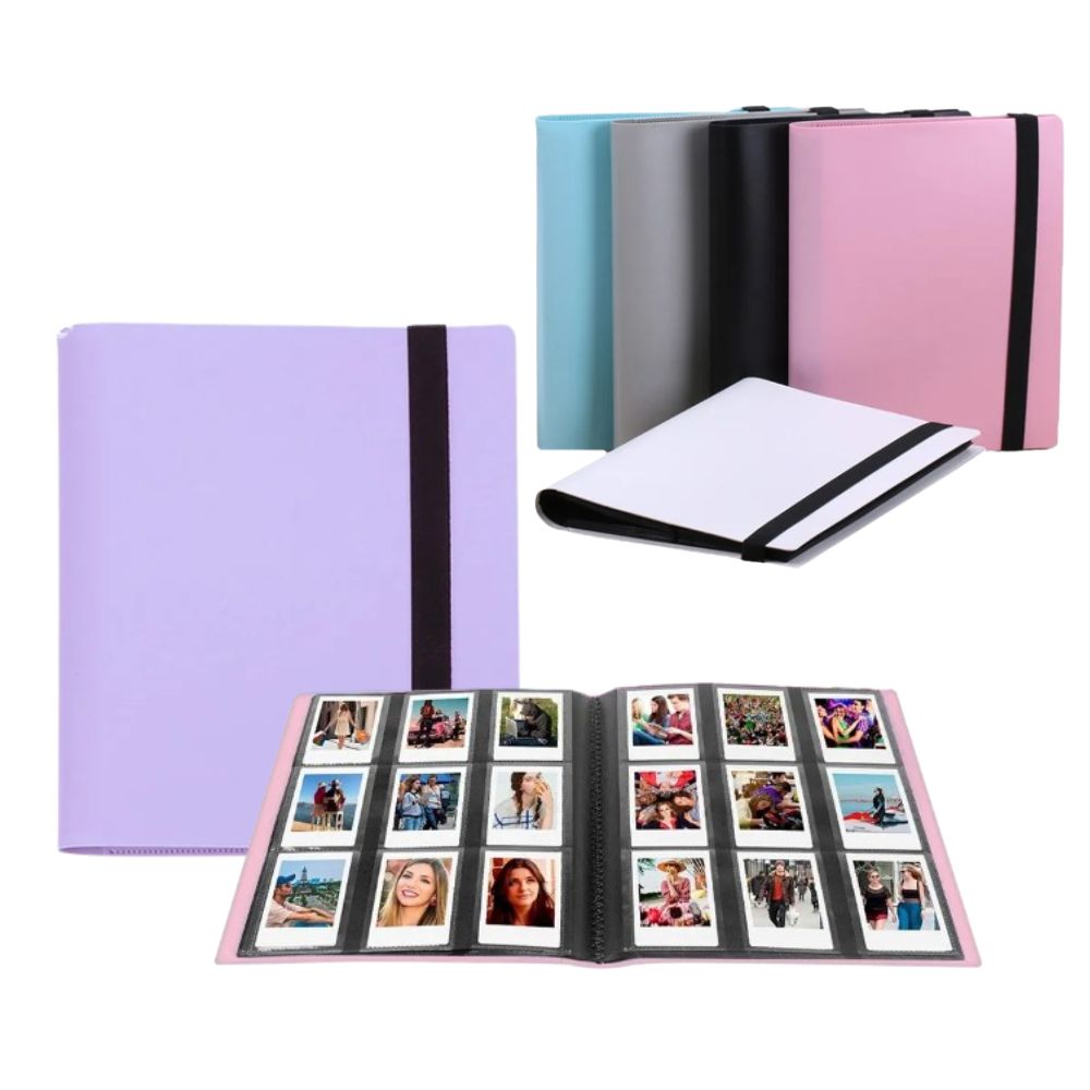 Pikxi 360 Pockets Solid Colors Mini Film Photo Album with Elastic Loop – JG  Superstore