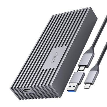 ORICO M.2 NVME SSD Solid State Drive Enclosure with USB4 / Thunderbolt 4, 40Gbps Transfer Rate, 4TB Max Capacity with PCIe 3.0, TRIM and UASP Function for Smartphone PC Desktop Laptop | M234C3-U4 | Gray, Rose Gold, Silver