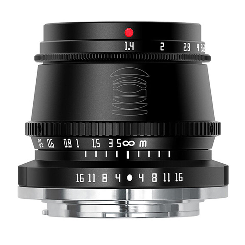 TTArtisan 35mm F/1.4 APS-C Format Sony E Mount Prime Lens Large Aperture Sonr Optical Design Full Metal Body, MF Manual Focus, 11" Focus Distance, Clicked Aperture Ring for Smooth Bokeh & Low Light Photography | Black, Silver