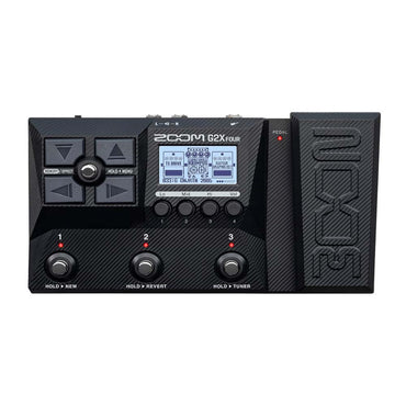 Zoom G2X Four Guitar Instrument Multi-Effects Pedal with Expression Pedal, 79 Built In Effects, Up to 6 + 1 Pedal Simultaneous Effects Activation, Integrated Looper and Rhythm Machine for Live Musical Performance and Recordings
