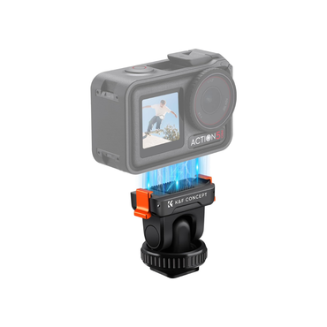 K&F Concept Quick Release Cold Shoe Mount & Magnetic Mounting Adapter for DJI Osmo Action 5 Pro